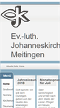 Mobile Screenshot of meitingen-evangelisch.de